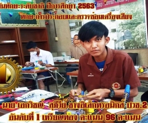 ผลงานการเข้าร่วมประกวดนวัตกรรมและสิ่งประดิษฐ์อาชีวศึกษาเอกชน ระดับชาติ ปีการศึกษา 2564