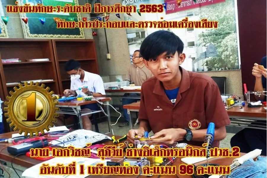 ผลงานการเข้าร่วมประกวดนวัตกรรมและสิ่งประดิษฐ์อาชีวศึกษาเอกชน ระดับชาติ ปีการศึกษา 2564 #3