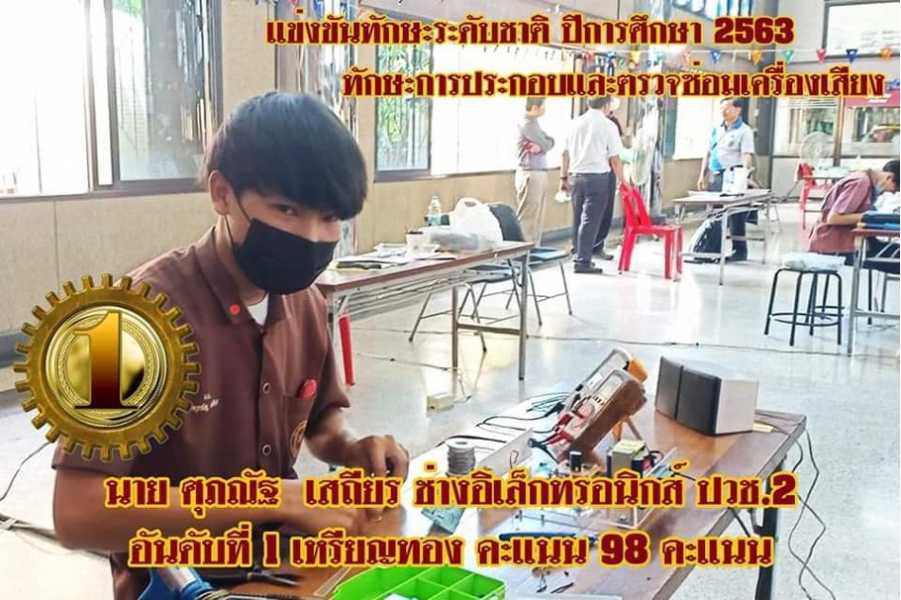 ผลงานการเข้าร่วมประกวดนวัตกรรมและสิ่งประดิษฐ์อาชีวศึกษาเอกชน ระดับชาติ ปีการศึกษา 2564 #1